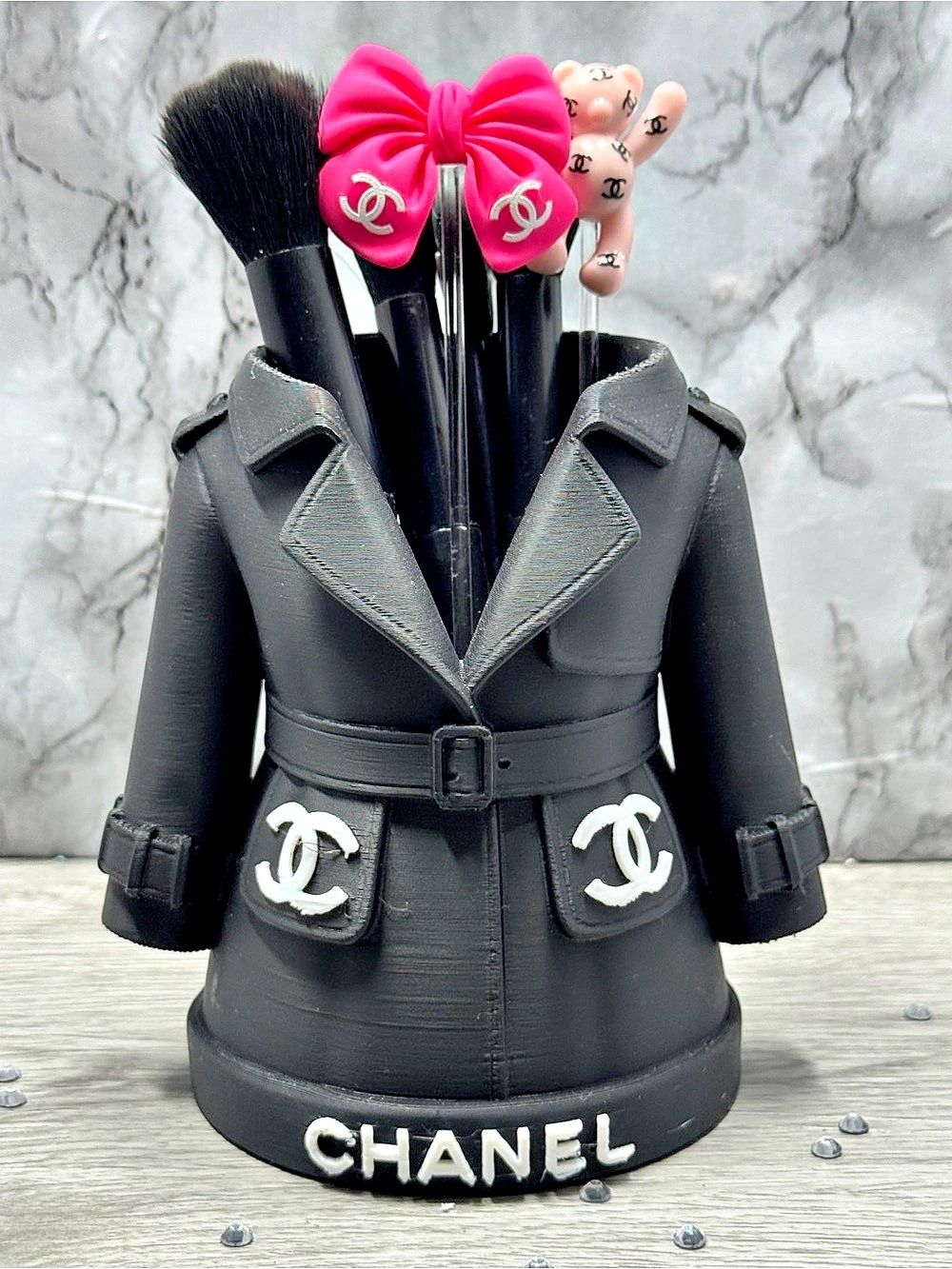 CC Makeup Brush Set in Black & White bundle NWT